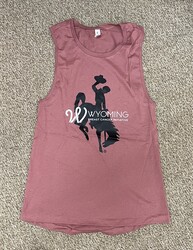 Dusty Mauve Steamboat Tank Top